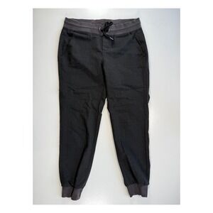 ATHLETA Wool City Jogger Pant‎ Womens 2 Charcoal Gray Ribbed Cuff Slouchy Fit